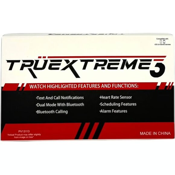 TRUEXTREME 3 Smart Watch Bluetooth Fitness Tracker Heart Sleep Monitor iOS USB - Picture 2 of 4